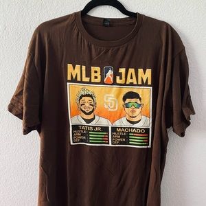 San Diego Padres - MLB Jam - Brown Shirt L